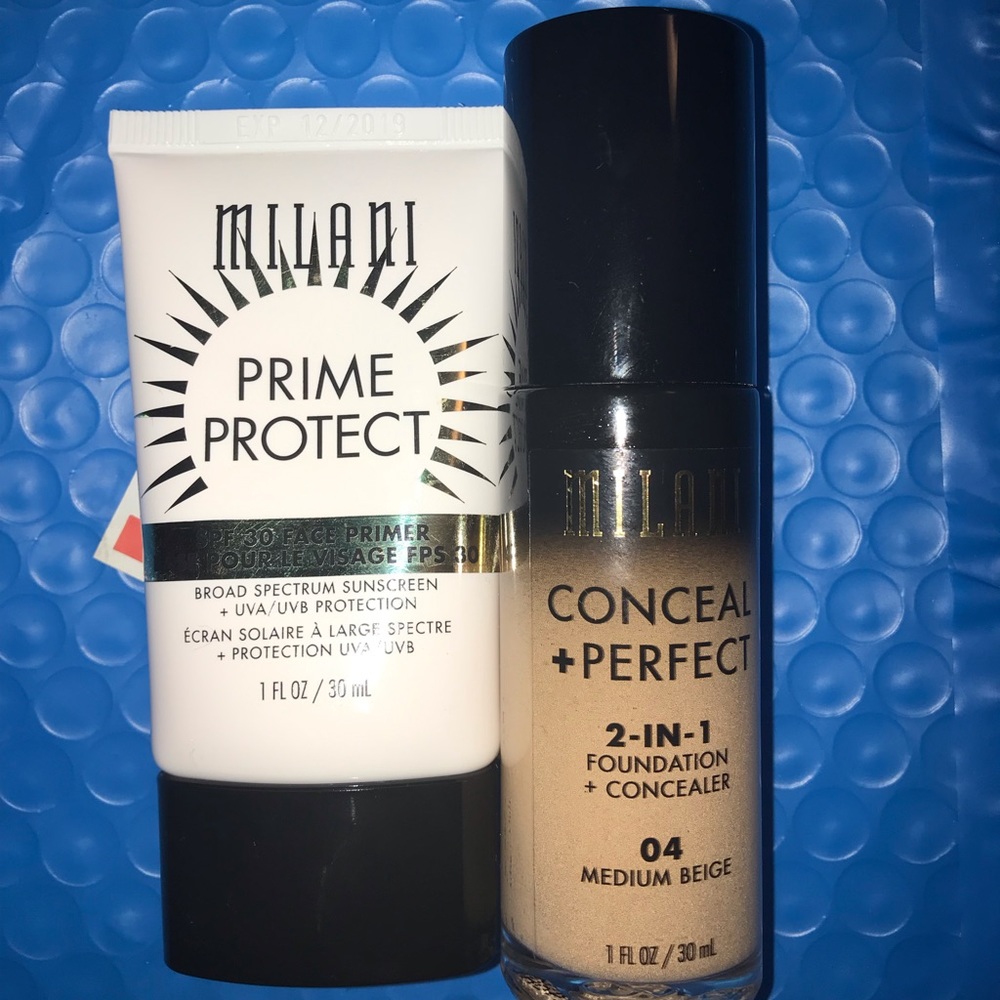 BRAND NEW milani foundation and primer